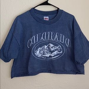 ✨50% OFF✨ colorado cropped tee
